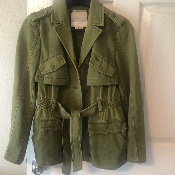 Anthropologie Jackets & Blazers - Anthropology Hei Hei NWOT Army Green Jacket